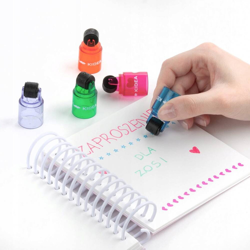 Kidea Stempelek Stempel Roller 5 wzorów