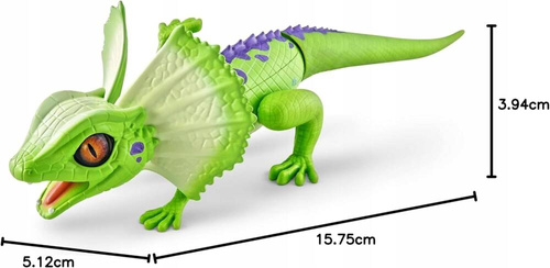 ZURU Robo Alive Lizard Figurka interaktywna Jaszczurka biegająca pomarańcz