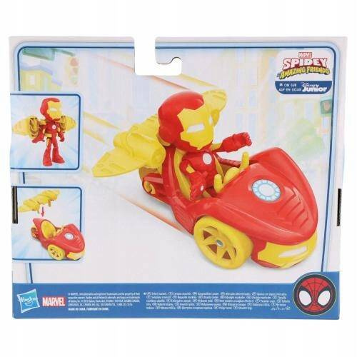 Spiderman Spidey Iron Man figurka + pojazd Hasbro F7458