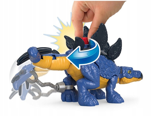 Imaginext Jurassic World Dominion Stegosaurus Dinozaur i Dr. Grant GVV64