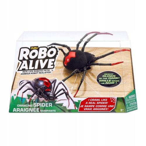 Zuru Robo Alive Interaktywny Pająk chodzi świeci w ciemności