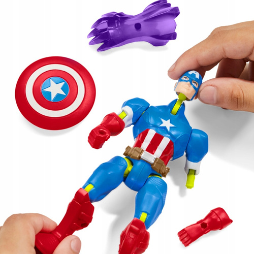 MixMashers Marvel Kapitan Ameryka figurka 12 cm twórz bohatera Hasbro F9267