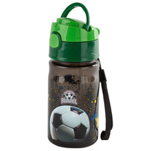 Bidon butelka 330 ml Football Piłka nożna BPA free przezroczysty Derform