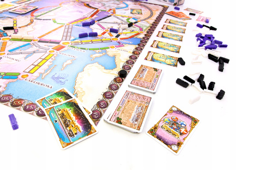 Rebel Gra planszowa Wsiąść do Pociągu Kraje Północy PL