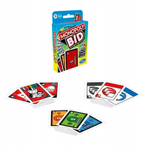 HASBRO GRA KARCIANA MONOPOLY BID POLSKA F1699