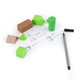 Modele 3D figur geometrycznych 8 figur piksele Kidea