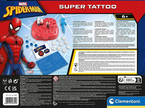 CLEMENTONI MARVEL SPIDER-MAN SUPER TATUAŻE 18725