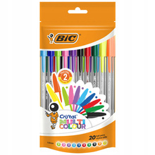 BIC CRISTAL MULTICOLOUR DŁUGOPIS 10 KOL 20 SZT.