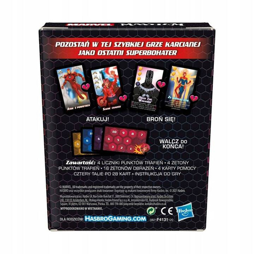 GRA KARCIANA MARVEL MAYHEM PL HASBRO F4131