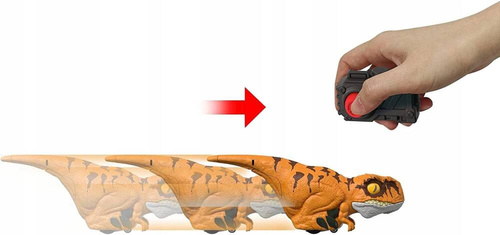 Jurassic World Uncaged Click Tracker Jeżdżący Dinozaur Atrociraptor HBD53