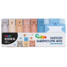 Karteczki samoprzylepne zakładki indeksujące notesik Misie Kidea