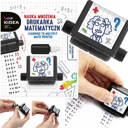 KIDEA NAUKA ODEJMOWANIA DRUKARKA MATEMATYCZNA