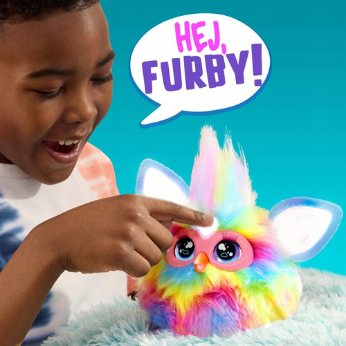 Hasbro FURBY 2.0. Interaktywna Maskotka Tęczowa PL F8900