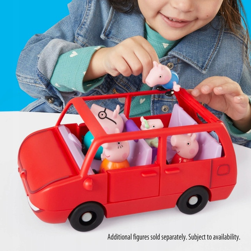 Świnka Peppa Duży Rodzinny Samochód Auto 2 figurki Hasbro G0541