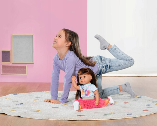 Zapf BABY BORN Sister Style & Play Lalka Siostrzyczka brunetka 43cm