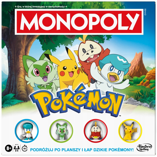 Gra Monopoly Pokemon Polska wersja Hasbro G0716
