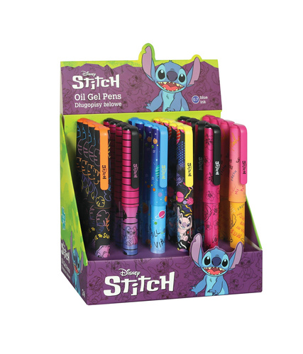 Coolpack Długopis żelowy niebieski Stitch Black 91361PTR