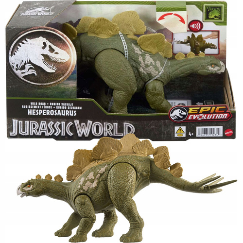 Jurassic World Epic Evolution Groźny Ryk Dinozaur Hesperosaurus dźwięk