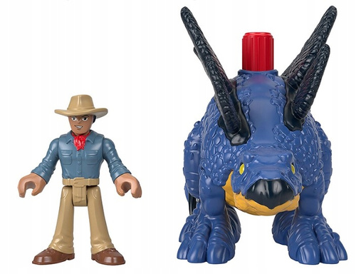 Imaginext Jurassic World Dominion Stegosaurus Dinozaur i Dr. Grant GVV64