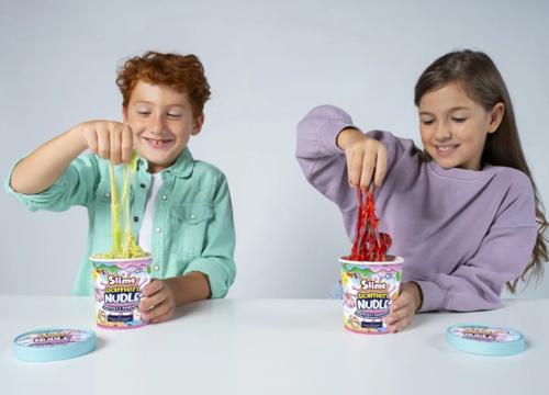 Ramen Nudle Slime Uśmiechnięty Grzybek makaron slime zestaw kreatywny Epee