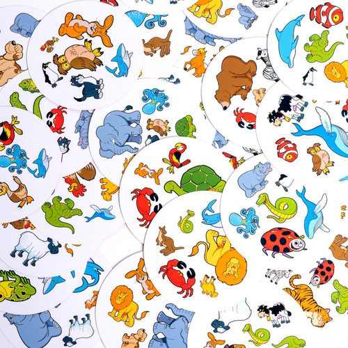 DOBBLE KIDS 5W1 GRA RODZINNA TOWARZYSKA REBEL 033141