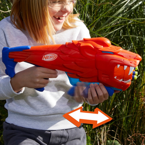 NERF Junior Wyrzutnia pistolet Wild Lionfury Lew Hasbro F8646