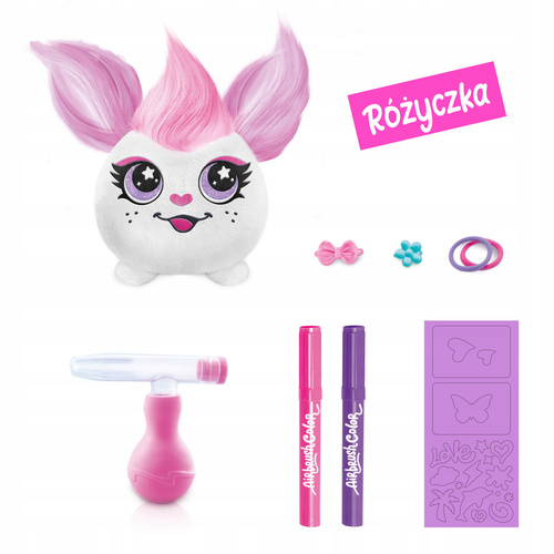 Projekt Plusz Fryzurki Różyczka zestaw z ręcznym aerografem EPEE