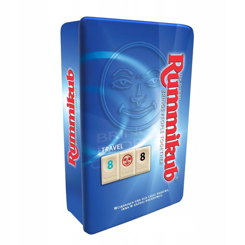Rummikub Travel Tin gra logiczna liczbowa Tm Toys LMD1606