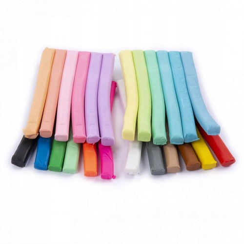 KIDEA PLASTELINA PASTELOWA 24 KOLORY 80649