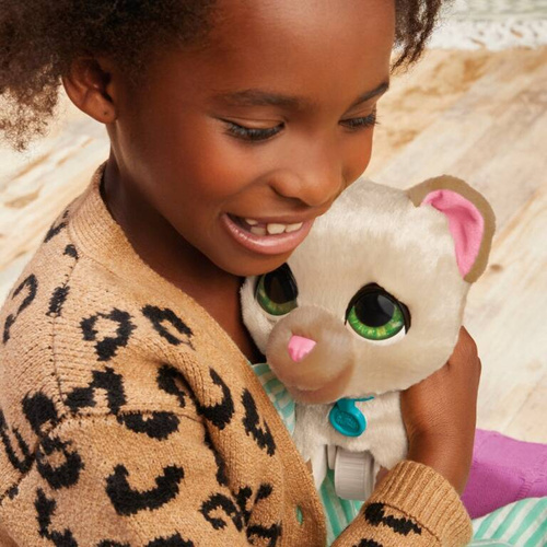 HASBRO Fur Real Friends Walkalots Chodzący Kotek Na Smyczy dźwięki F8132