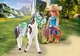 PLAYMOBIL ELLIE I KOŃ SAWDUST ĆWICZĄCE WESTERN RIDING 71358