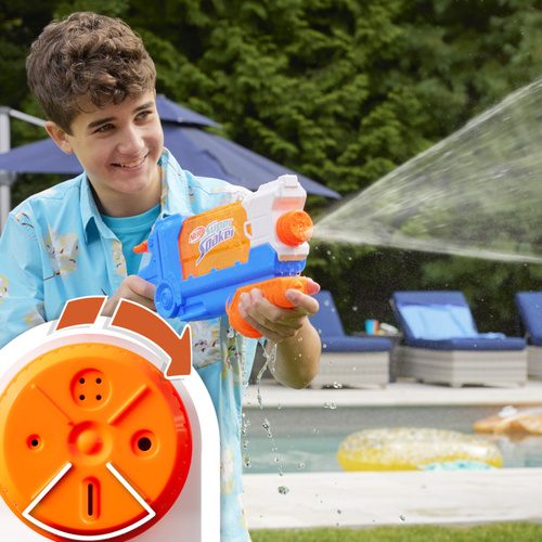NERF Super Soaker Wyrzutnia pistolet na wodę Power Flip Fill Hasbro F8643