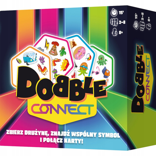 DOBBLE CONNECT RODZINNA GRA KARCIANA REBEL 09952