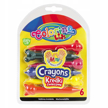 COLORINO KREDKI ŚWIECOWE ZWIERZĄTKA 6 KOL 33022
