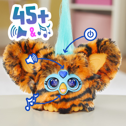 Furby Furblets Interaktywna maskotka Ty-Bee Tygrysek Hasbro G1700