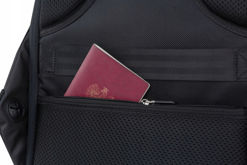 R-Bag Fort Plecak miejski na laptopa 13-15,6" z USB Black Z051