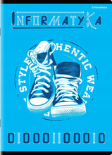 BRULION ZESZYT KRATKA A5 80K TWARDA OP INFORMATYKA