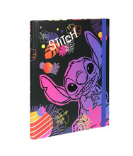 Coolpack Disney Teczka przestrzenna A4 z gumką Stitch Black w1 91828PTR