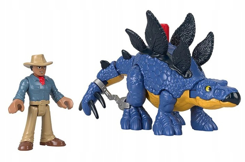 Imaginext Jurassic World Dominion Stegosaurus Dinozaur i Dr. Grant GVV64