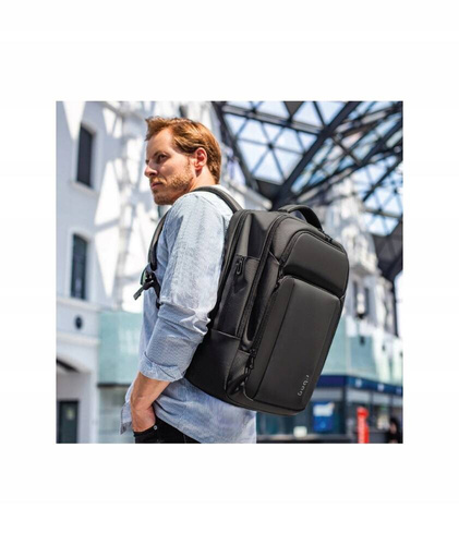 R-Bag Muls Plecak miejski na laptopa 13-15,6" z USB Black Z421
