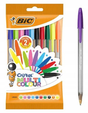 BIC Długopis Cristal Multi Colour mix Pouch 10szt