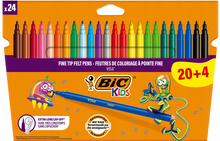 BIC Kids Visa Flamastry Mazaki 24 kolory