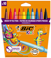 BIC Kids Visaquarelle Flamastry Mazaki pędzelkowe 10 kolorów