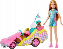 Barbie Gokart Stacie Pojazd Filmowy i Lalka HRM08