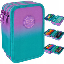 Coolpack Jumper 3 Piórnik potrójny z wyposażeniem Gradient Blueberry E67505