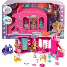 Enchantimals Mobilne Studio Mody Zestaw Lalka Caddy Cat + Kotek HPB34