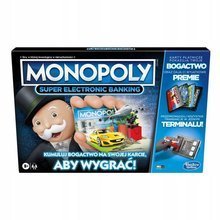 GRA MONOPOLY SUPER ELECTRONIC BANKING POLSKA HASBRO E8978