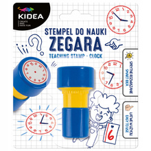 Pieczątka Stempel do nauki zegara Kidea