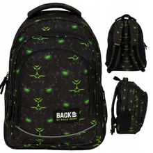 Plecak Szkolny Młodzieżowy dla chłopaka Backup X59 Monster Green Derform