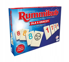 Rummikub dla 6 graczy Gra liczbowa Tm Toys LMD4606